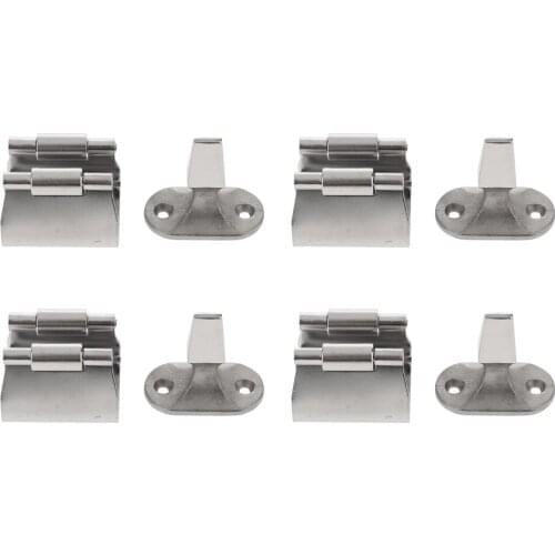 4pcs Heavy Duty Boat Door Latch - Marine Gate Stop Catch & Holder - 304 Stainless Steel