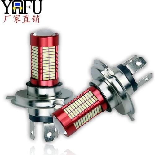 Led front fog lamp 4014 106smd turn back lamp motorcycle headlight 9005 9006 H11 H4 H7 led headlight h11 led headlight bulb