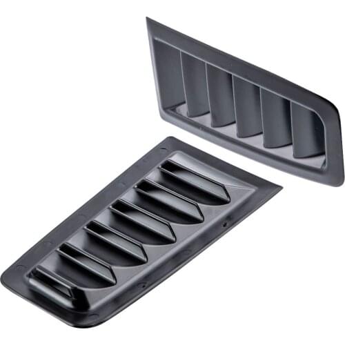 ABS Plastic Bonnet Vents Gloss White Finish For Ford Focus RS MK2 Style