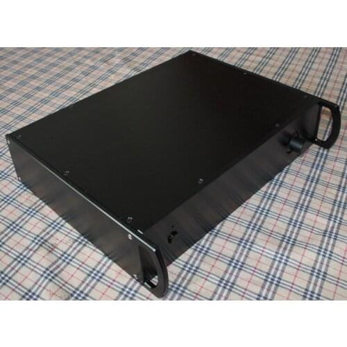 WA32 Full aluminum amplifier chassis / Tube amp / Pre-amplifier / AMP Enclosure / case / DIY box (425*92*310mm)