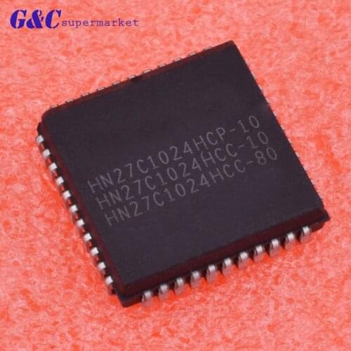 1/5PCS HN27C1024HCP-10 PLCC-44 HN27C HN27C1024HCP-10 HITACHI GOOD QUALITY US diy electronics