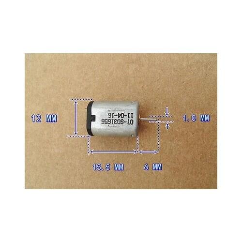 3 Pcs N20 DC 6V 16800RPM 6*1mm shaft Micro Motor RC Model Helicopter