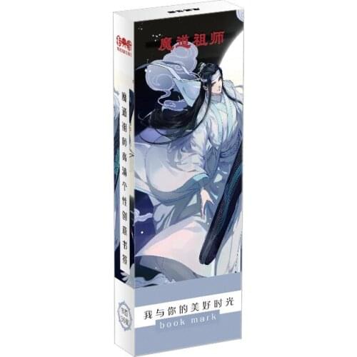 36 Pcs/Set Anime mo dao zhu shi Paper Bookmark Cartoon Book Holder Message Card Gift Stationery