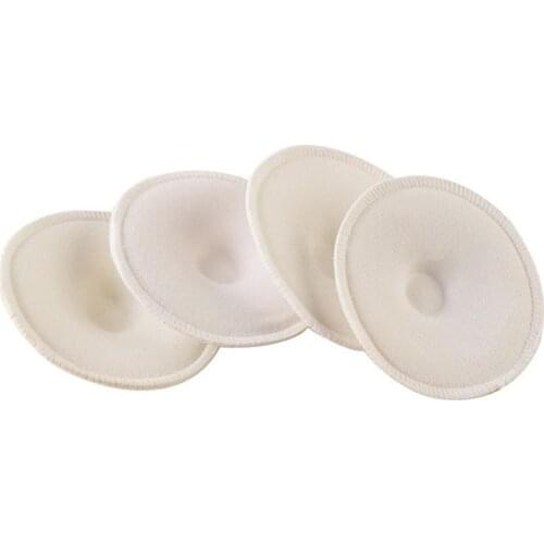 4PCS Reusable Washable Baby Feeding Breast Maternity Nursing Pad Leakproof Anti Overflow Pads For Pregnant Women Bra Pad Mom