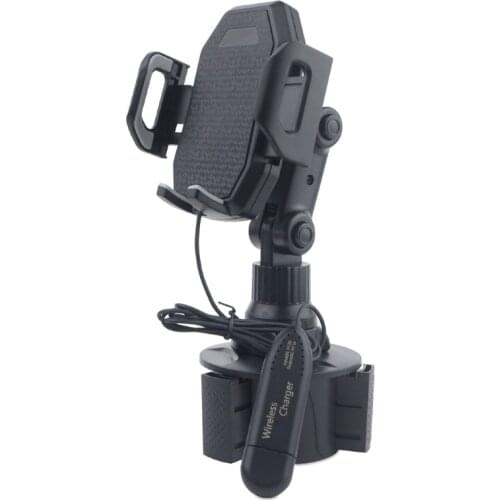 5W Car Cup USB Wireless Charger Holder Mobile Phone Mount Stand Cradle Bracket