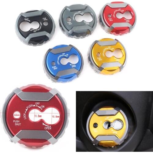 CNC Aluminum Motorcycle Ignition Key Cover Lid Stopper For Yamaha NMAX 155 2015 2016 & XMAX 2017 2018