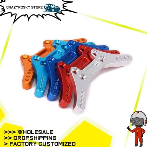 Aluminum Rear Shock Tower Damper Plate For Rc Hobby Car 1/10 HPI RS4 CNC Alloy 6061-T6 114434 113703 114433 Shock Tower