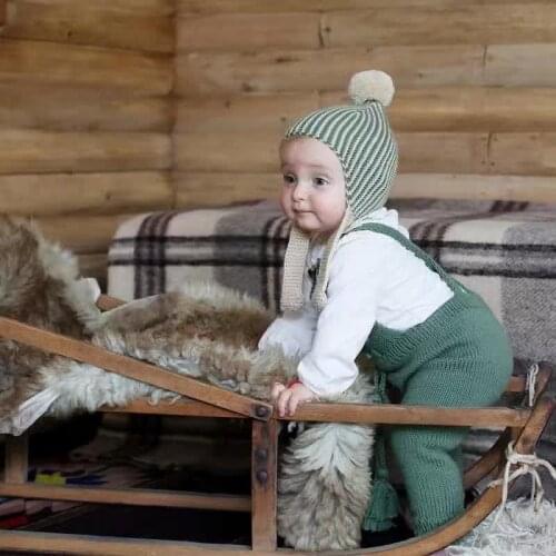 Bebes Hat Winter Baby Hats Cute Kids Boy Cap bonnet enfant Girls Knitted Hat fotografia Toddler Bonnet touca de inverno sombrero