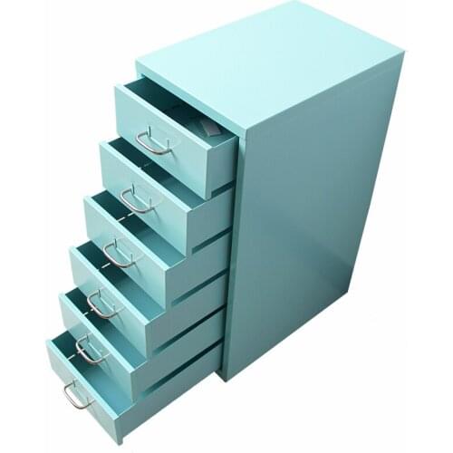 Beautiful steel drawer cabinet design powder painting no smell formaldehyde free