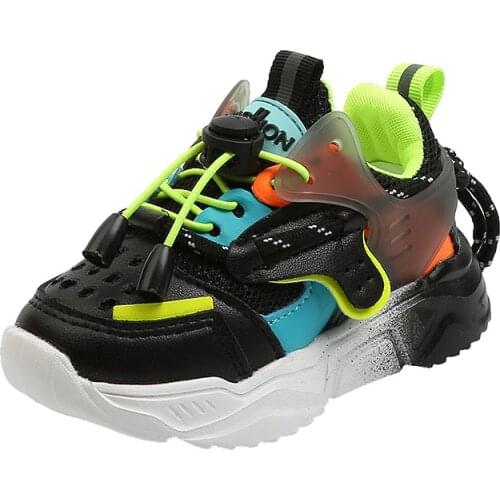 CUZULLAA Children Fashion Sport Shoes for Girls Boys Colorful Sneakers Baby Soft Bottom Breathable Outdoor Kids Shoes