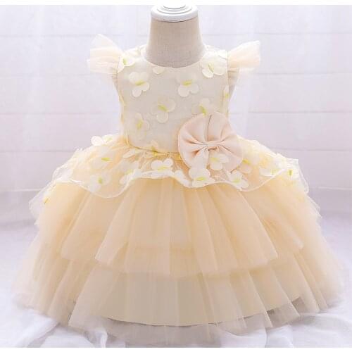 Cute Summer Dress for Baby Girl Clothes Party Lace Tulle Flower Gown Fancy Bridesmaid Dress Sundress Little Girls Dress