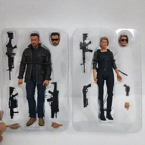 NECA Terminator T-800 Dark Fate Sarah Connor Action Figure Model Toys Doll For Gift