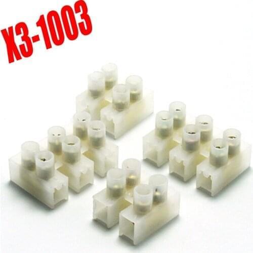 NEW 10pcs 12 Position Barrier Terminal Strip Block X3-1003 10A