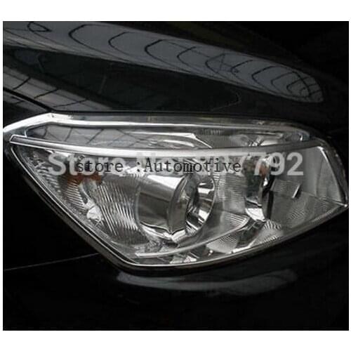 Front Headlight Head Light Lamp Cover Trim 2pcs for Toyota RAV4 2006 - 2012