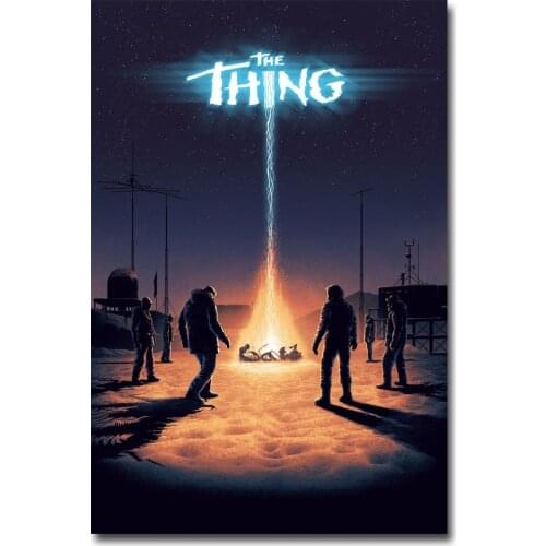 The Thing Movie Poster Canvas Printed Wall Art Painting For Room Decor