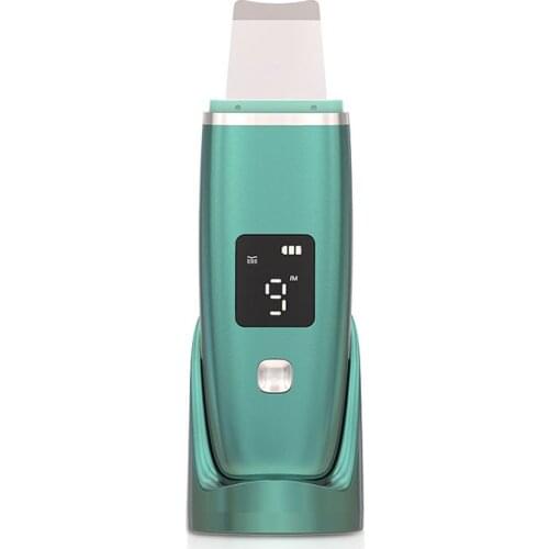 CE Quality Portable Rechargeable Mini Ultrasonic Skin Device Peeling Cavitation Skin Cleaner Skin Scrubber for Home use