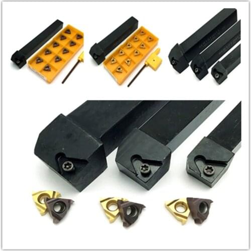 SER1010H11 SER1212H11 SER1616H11 SER1212H16 SER2020K16 SER2020K16 SER2020K22 Threaded tool holder +Carbide Insert 11ER 16ER 22ER