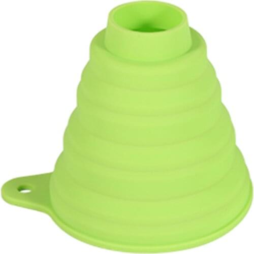 Collapsible Funnel Liquid Transfer Large Wide Mouth For Jars Flexible Canning Foldable Home Soft Silicone Portable