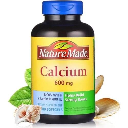 U.S. Nature Made Tianweimei Calcium Tablets + Vitamin D 110 grains Calcium Supplements Alleviate Back Pain