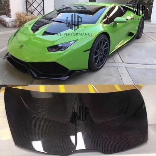 LP610 High quality Carbon Fiber front engine hood bonnet cover For Lamborghini Huracan LP610 12-20