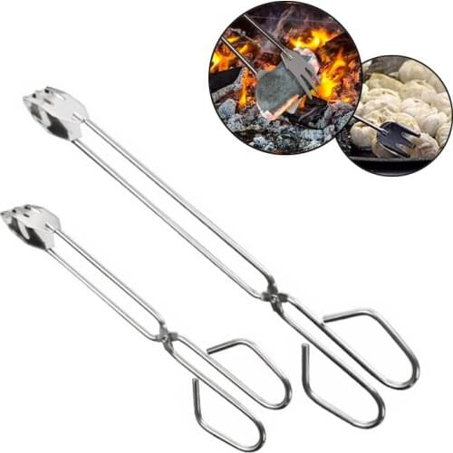 BBQ Barbecue Clip Charcoal Clip Material Clip Outdoor Camping Barbecue Tool Kitchen Picnic Accessories Tool Holder