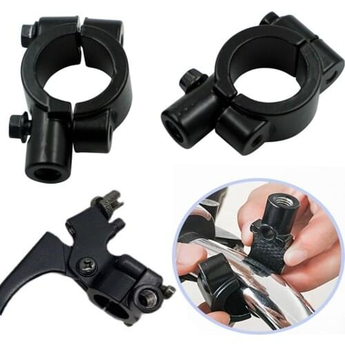 8mm 10mm Clockwise 7/8'' 22cm Universal Motorcycle Rearview Mirror Seat Motorbike Scooter Side Mirrors Connection hole