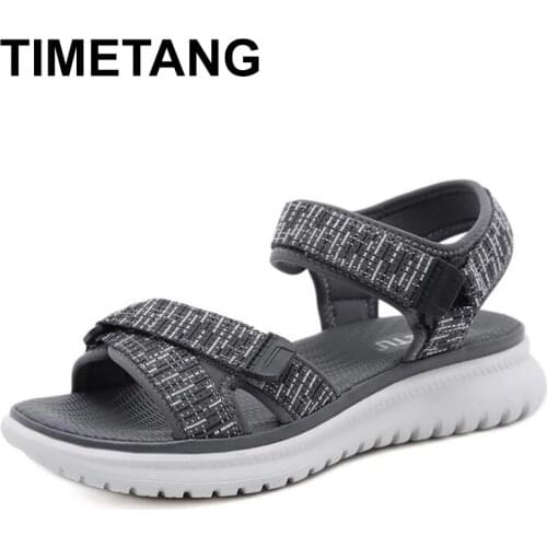 TIMETANG Fashion womens sports sandals light platform shoes 2021 summer flat casual shoes female slippers sandalia feminina