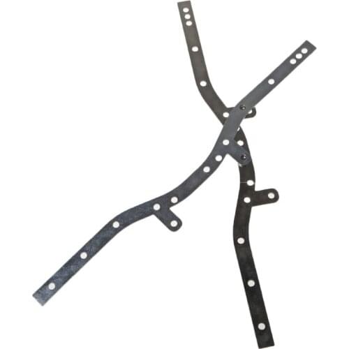 2Pcs Metal Chassis Beam For WPL C-14/C-24 4WD Crawler Truck Parts 1/16 RC Car AXYA