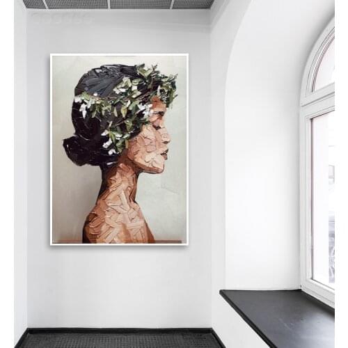 Abstract Naked girl Canvas Paintings Wall Art Prints Poster Living Room Oil Painting Decorative Paintings Wall Home Decor