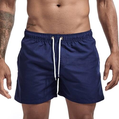 Shorts Brand Beachwear Summer Mens Swimwear Sexy Swim Trunks Men Swimsuit Low Waist Breathable Beach Wear Surf 2021