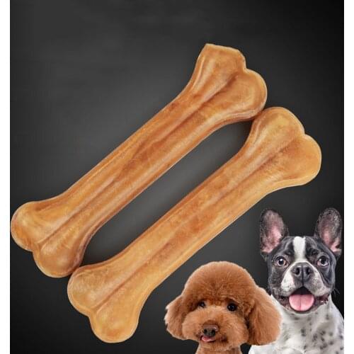 Dog Toy Dog Chew Toys Supplies Durable Real Cowhide Bone Molar Teeth Clean Stick Food Treats Dogs Bones for Puppy Accessories