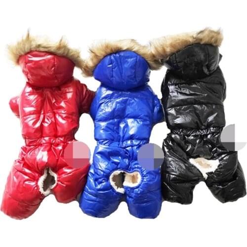 Hoodies Pet Dogs Jumpsuit Thickening Cotton Puppy Coat Winter Pets Clothes Warm Jacket Outfits S-XXL for cold weather in russia