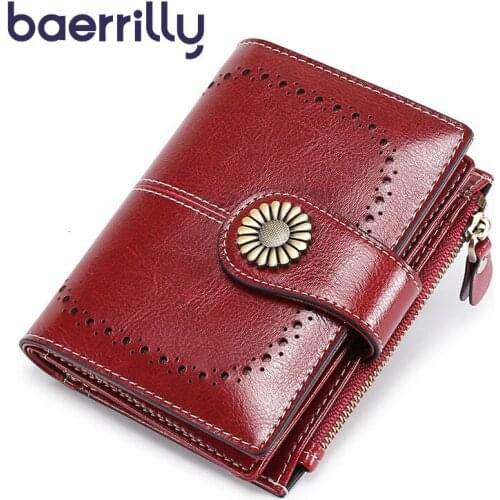 2019 Women Wallets Fashion Small Female Purse Short Purse Lady Letter Purses And Handbags Genuine Leather Ladies Clutch Bags