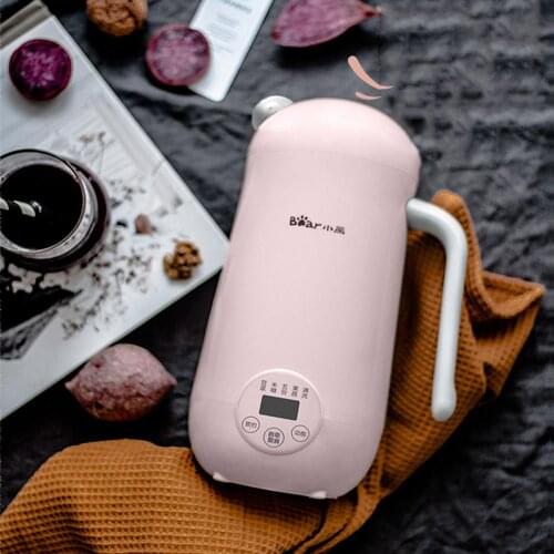 Mini Food Blender 350ML Capacity 1-2 Persons Soymilk Maker 500W Power Electric Food Mixer 10 Hours Reservation Portable Juicer