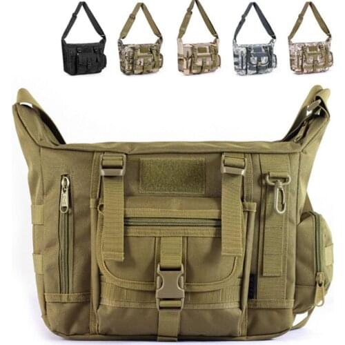 Outdoors Hiking Travelling Sport Single Shoulder Bag Men Women Military Tactical Army Camouflage Rucksack Message Bags CrossBody