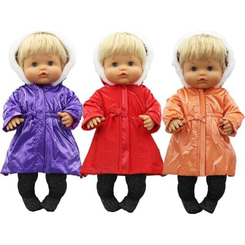 2020 New Long down jacket doll Clothes Fit 42cm Nenuco Doll Nenuco su Hermanita Doll Accessories