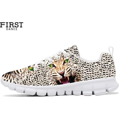 3D Animal Printing Custom Shoes DIY Your Logo Adult Girl Spring Casual Sneaker Lace Up Canvas Flats Breathable Sporting Footwear