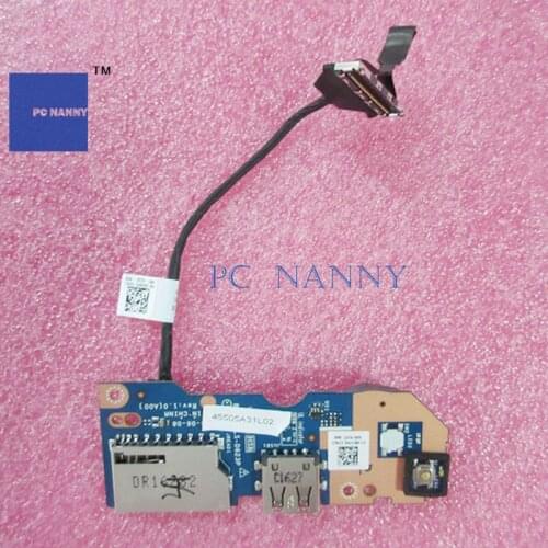 Original Brand New For Dell Inspiron 7460 7472 Power Button SD Slot USB Board NIA01 8N7VD 08N7VD w/cable