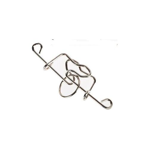 Metal Wire Puzzle Solution Brain Teaser Magic Rings Puzzles Game Toy