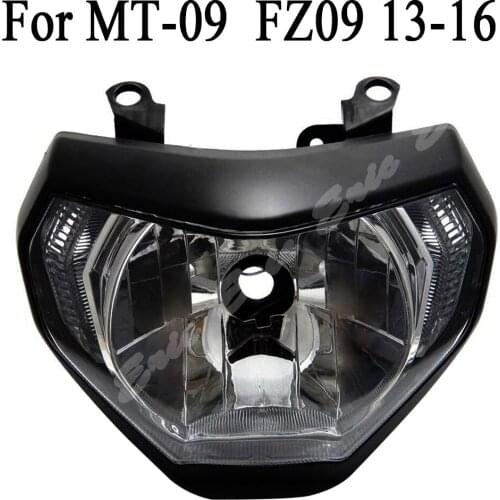 Motorcycle Front Headlight Lamp Assembly For Yamaha MT-09 FZ09 2013 2014 2015 2016 Clear Lens
