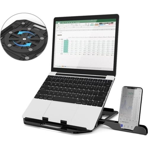 Office Laptop Stand Tray Riser Holder Bracket Ergonomic Support For Macbook Foldable Laptop Netbook Computer Tablet Phone Stand