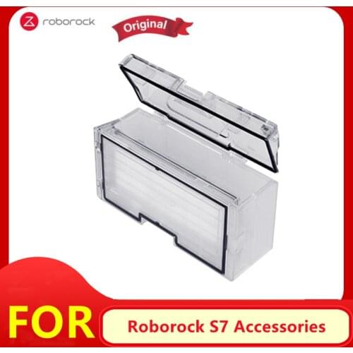 NEW Original Dust Box With Filter Parts FOR Roborock S7 S70 S75 Robot Vacuum Cleaner Dustbin Washable Filter Accessories