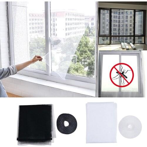 Insect Screen Window Netting Kit Fly Bug Wasp Mosquito Curtain Mesh Net Cover Insect Window Net &Tape dropshipping