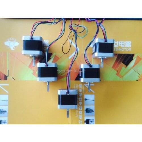 CNC Nema17 Dshaft Stepper motor / stepping Motor 1.7A 48oz.in 4-Lead 1.8Degree Reprap 3D Priner / CNC Wind