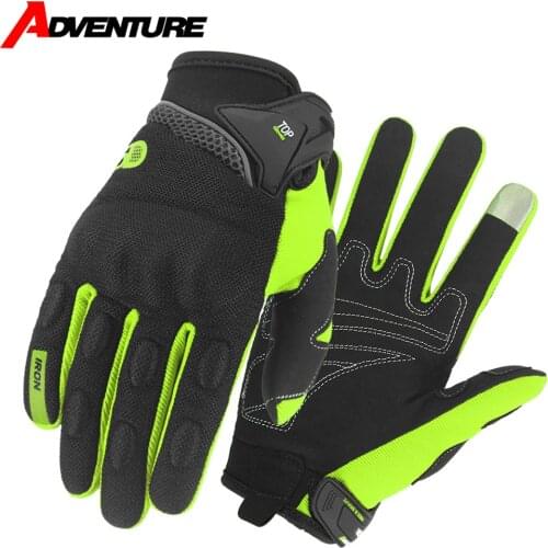 Waterproof Motorcycle Gloves Four Seasons Breathable Touch Screen Full Finger Gloves Anti-slip Guantes Moto Motorcycle Gloves