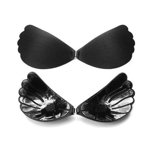 Women Sexy Breast Pads Silicone Bra Gel invisible Inserts Push Up Bra Insert Pads Strapless Cup