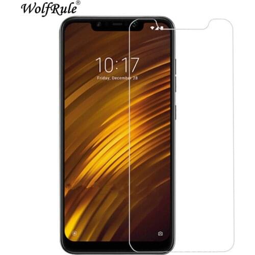2PCS Tempered Glass Xiaomi Pocophone F1 Glass 9H Hardness Screen Protector Pocophone F1 Phone Glass For Xiaomi PoCO F1 Little F1