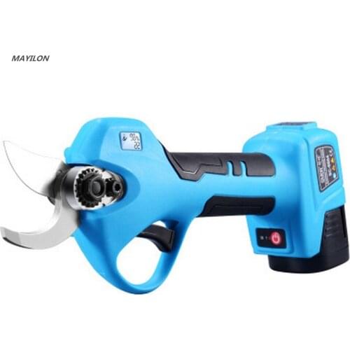 28MM Electric Pruning Shears 16.8V LCD Screen Fruit Tree Pruning Shears Cordless Pruning Shears Garden Pruning Tools
