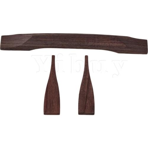 Yibuy New Rosewood Bridge for Jazz Guitar