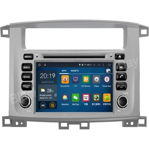 IPS DSP 8 Core 4 RAM 2 Din Android10 car multimedia dvd player GPS for TOYOTA LAND CRUISER 100 1998-2007 / LC 100 / Lexus LX 470